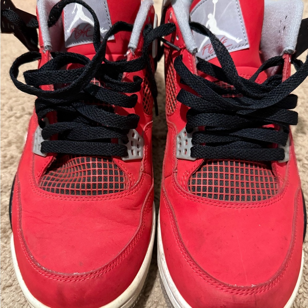 Red and Black Athletic Sneakers